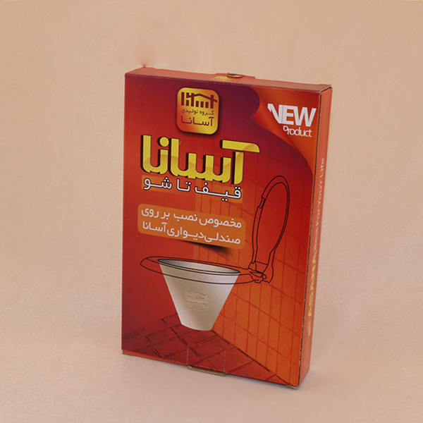 قیف سیلیکونی توالت فرنگی آسانا با قابلیت تاشوندگی