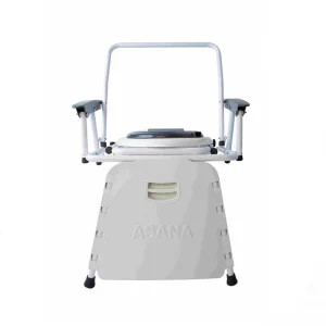 توالت فرنگی مبله دیواری آسانا با قیف تاشو1