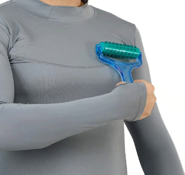 ماساژور دستی بدن تن زیب مدل غلطکی2