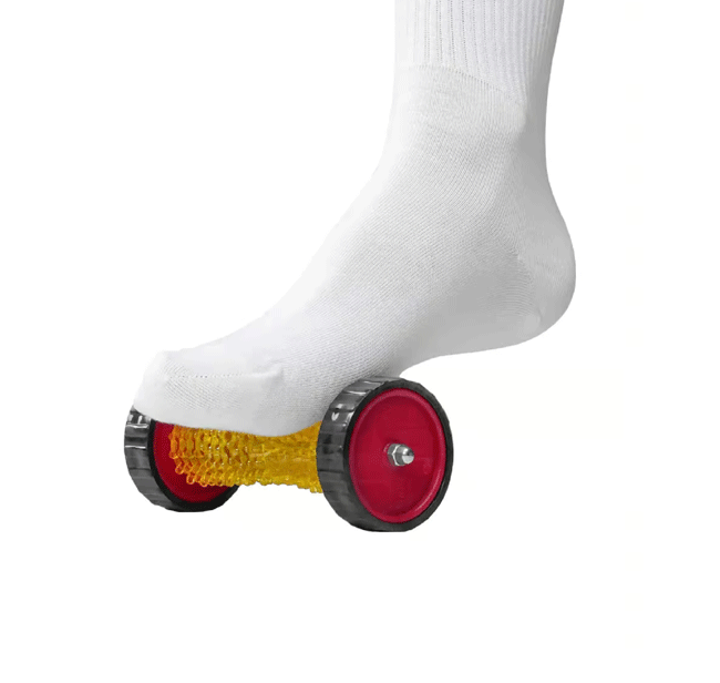 ماساژور کف پا سوزنی تنزیب مدل رولی چرخدار1