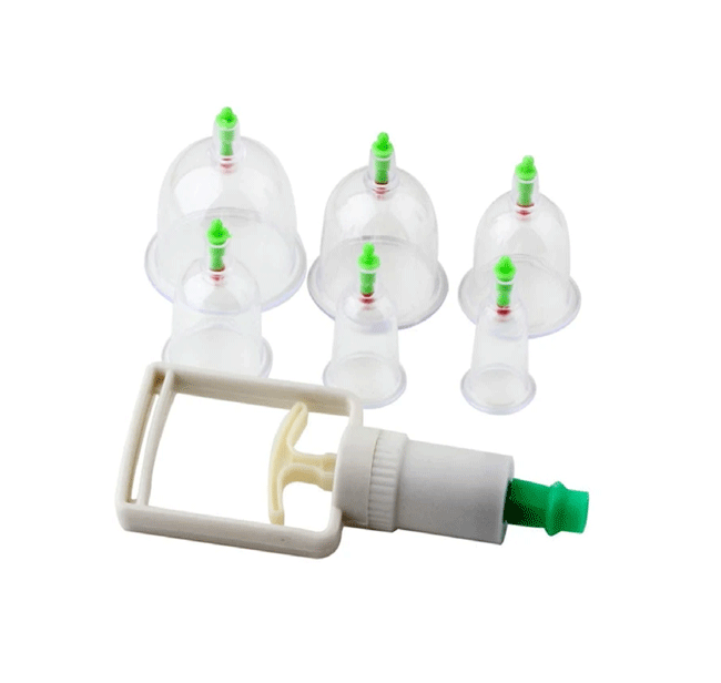 دستگاه بادکش بدن 6 لیوانه مدل KL