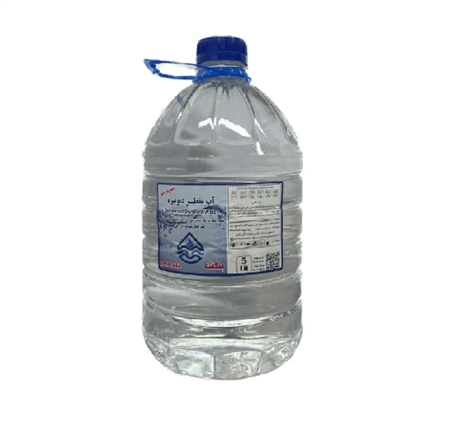 آب مقطر بنفشه حجم 5 لیتر